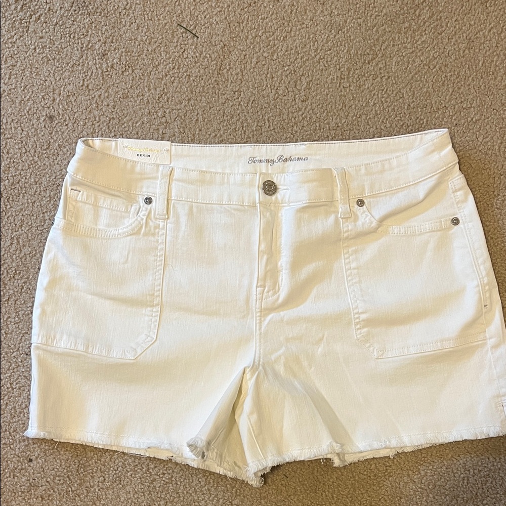 Tommy Bahama Women's Crisp White Jean Shorts